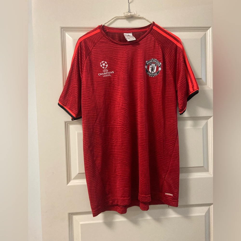 Adidas Red Manchester United Training Jersey